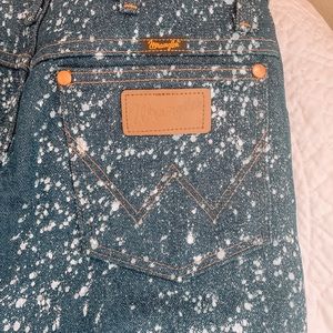 Bleached Wrangler Jeans